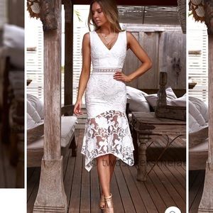 Two sisters the label ivory dress US size 8